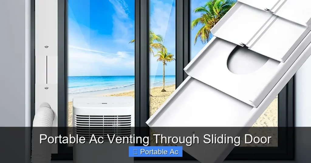 Portable Ac Venting Through Sliding Door