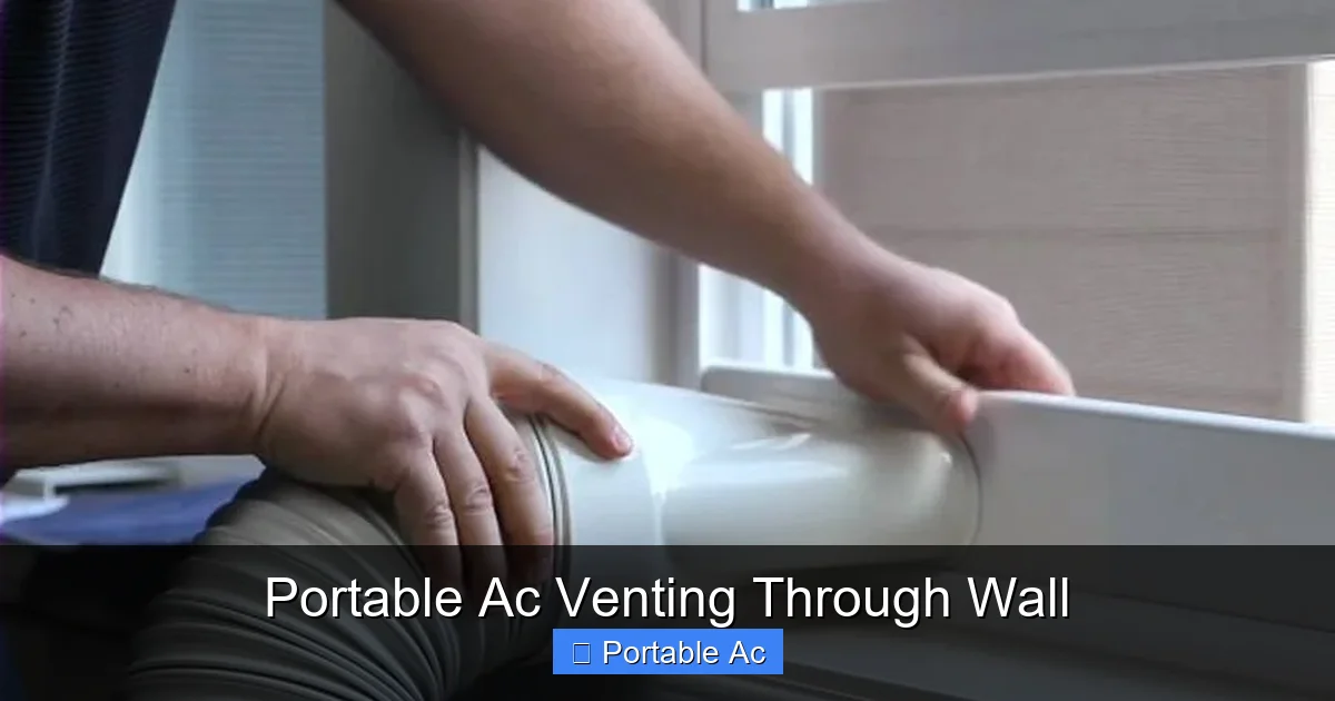 Portable Ac Venting Through Wall