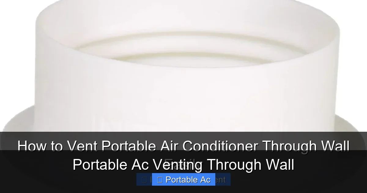 Portable Ac Venting Through Wall