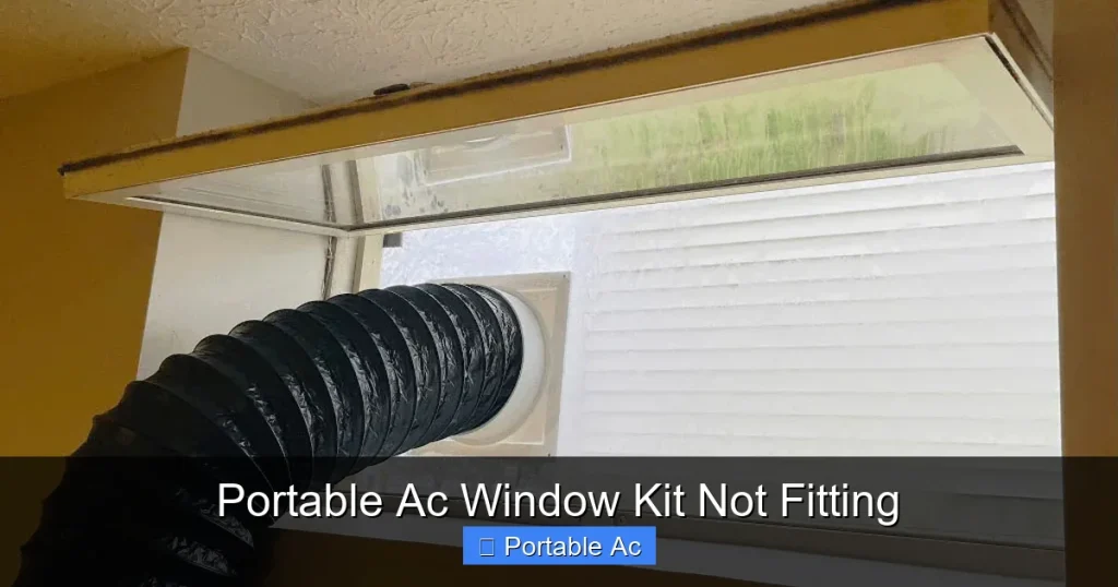 Portable Ac Window Kit Not Fitting