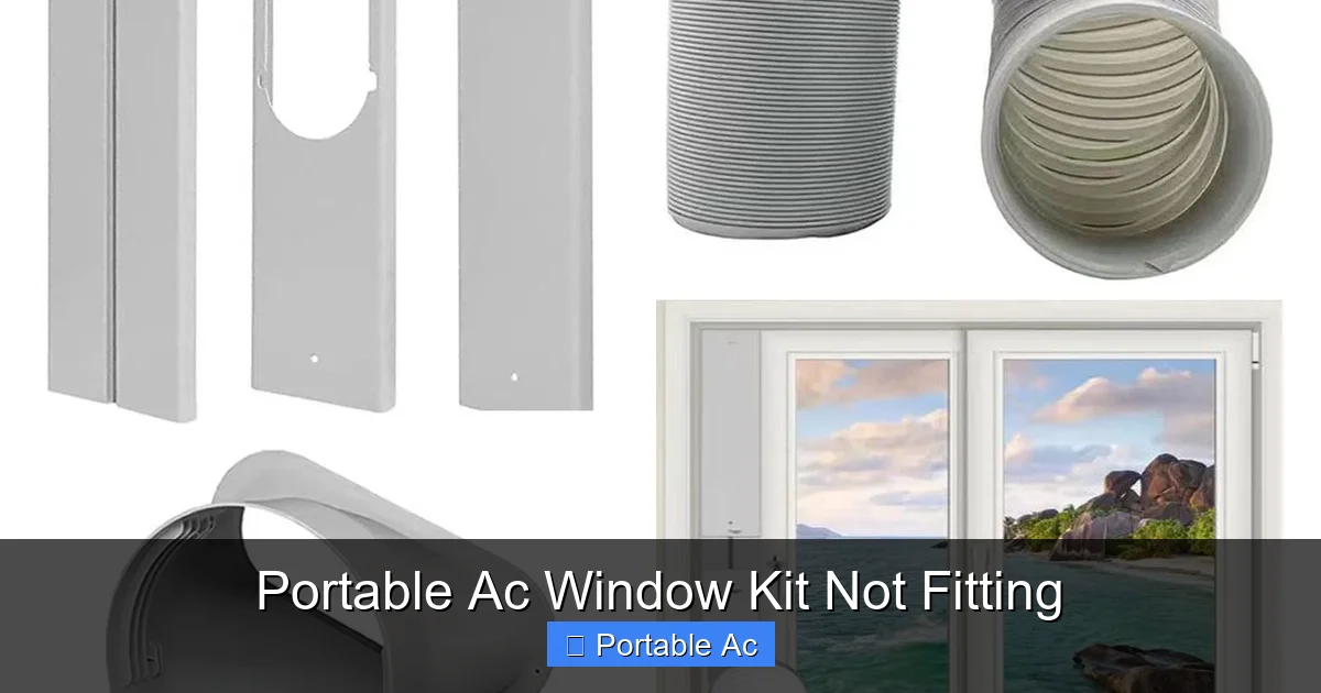Portable Ac Window Kit Not Fitting