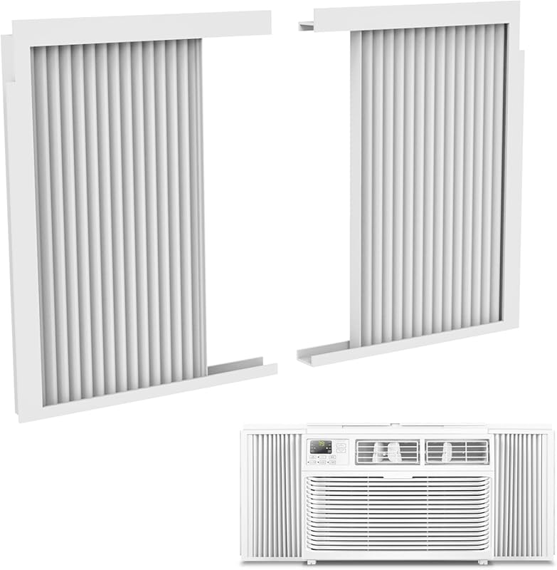 Mxclimate 10,000 BTU Window AC Side Panel Kit with Adjustable Insulati