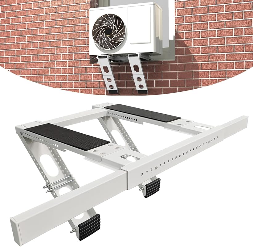 Heavy-Duty No-Drill Window AC Bracket for 5,000–24,000 BTU Units up to