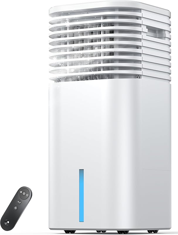 Windowless Portable Evaporative Air Cooler for rooms up to 24.4
