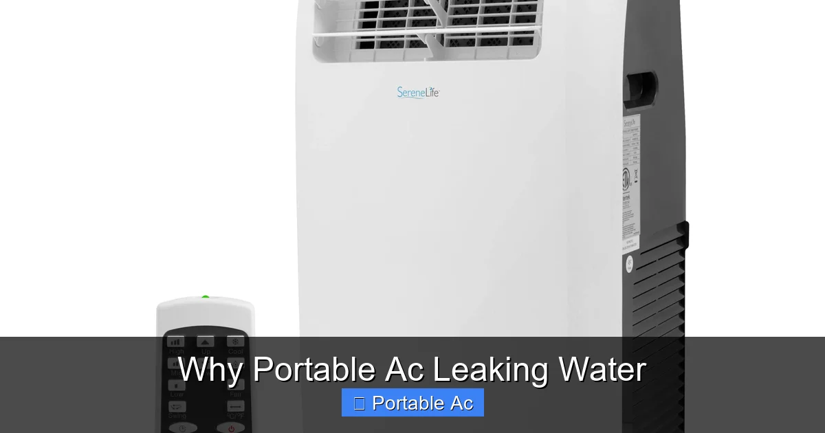 Why Portable Ac Leaking Water