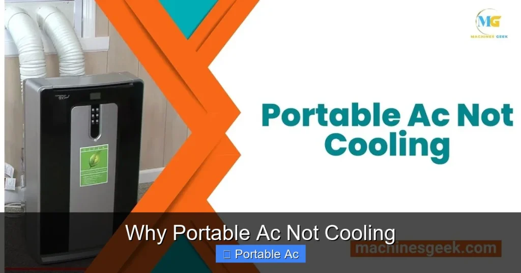 Why Portable Ac Not Cooling