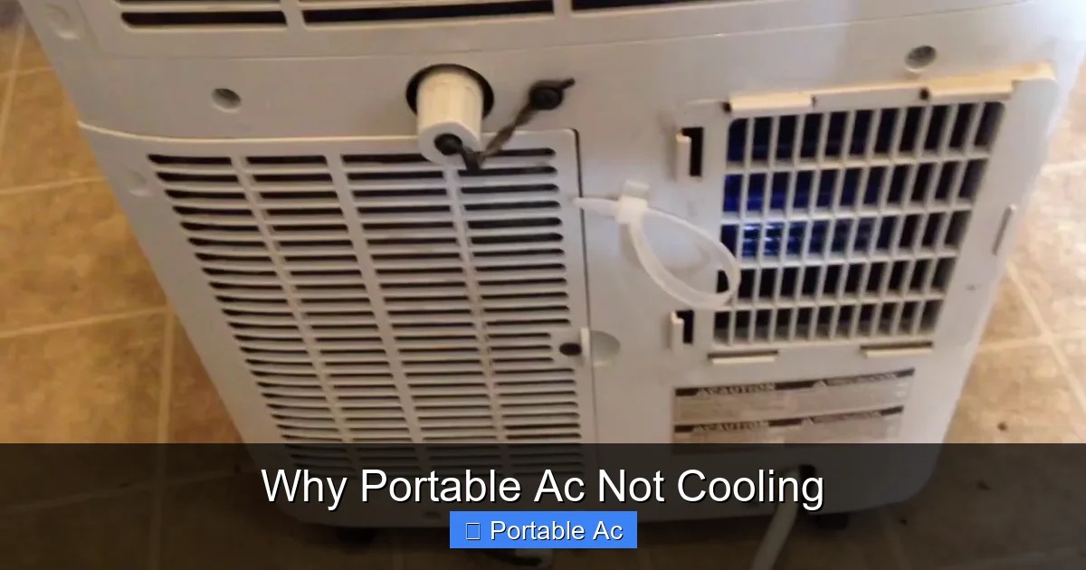 Why Portable Ac Not Cooling